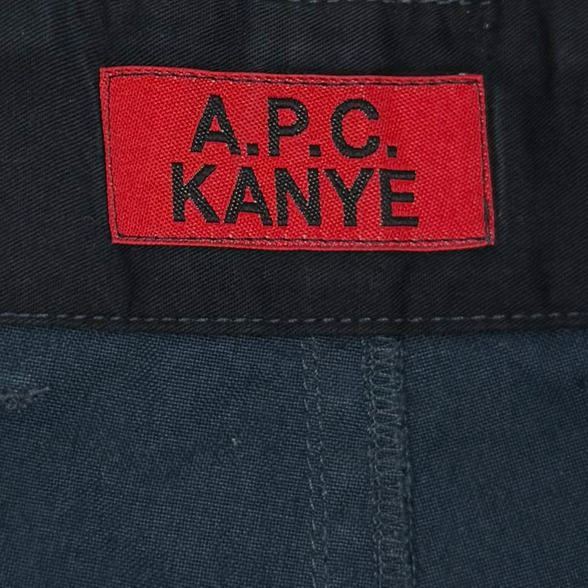 APC Kanye 2014 Biker Pants In Steel Blue | Paris Saint