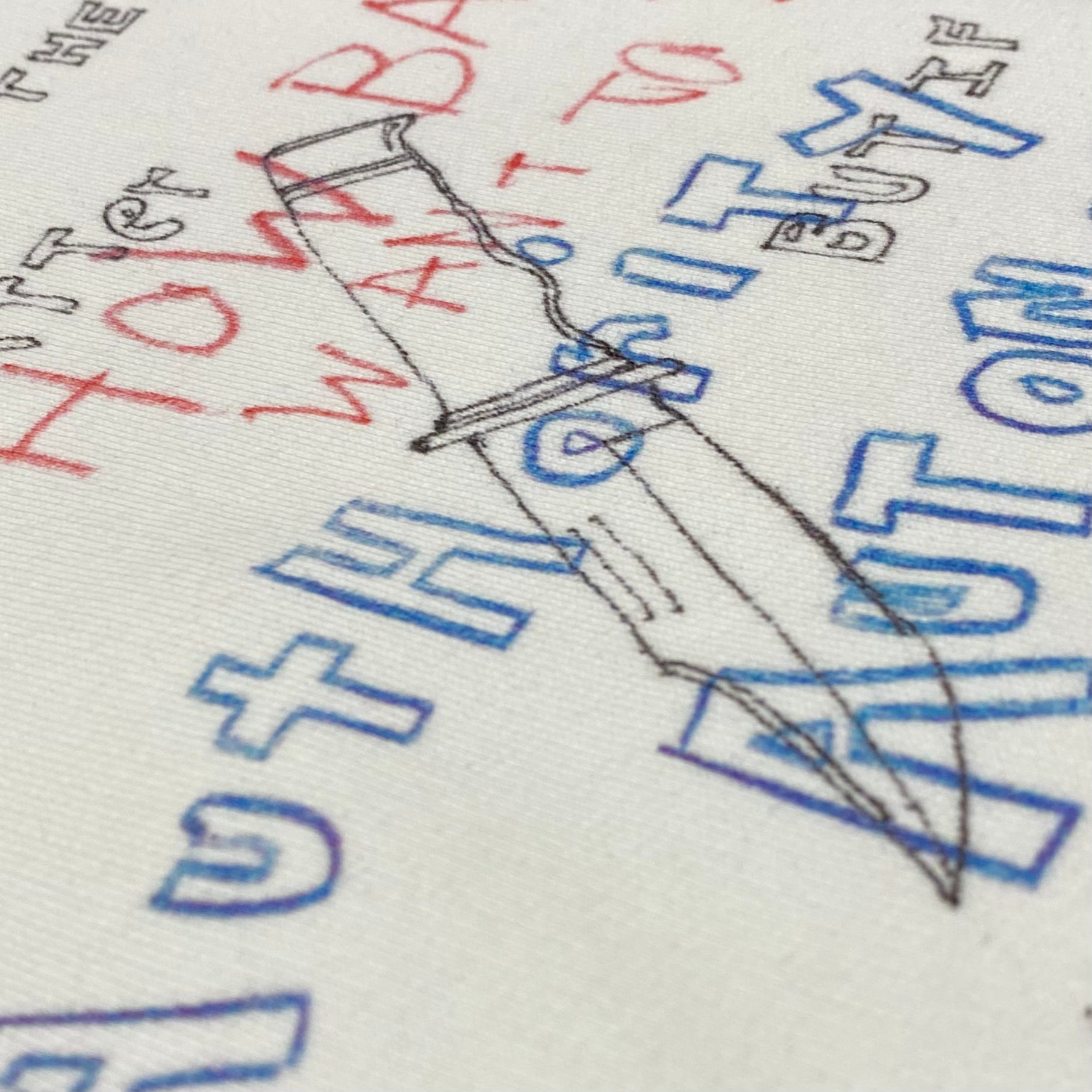 Yeezy Season 5 Scribbled Adidas Crewneck By ERD