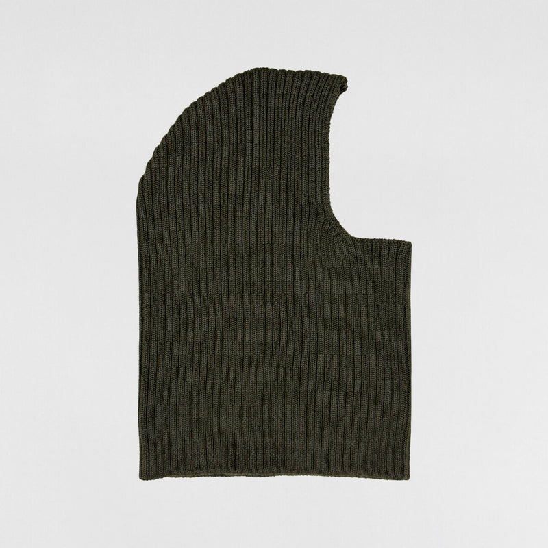 APC Kanye 2014 Wool Balaclava In Military Khaki