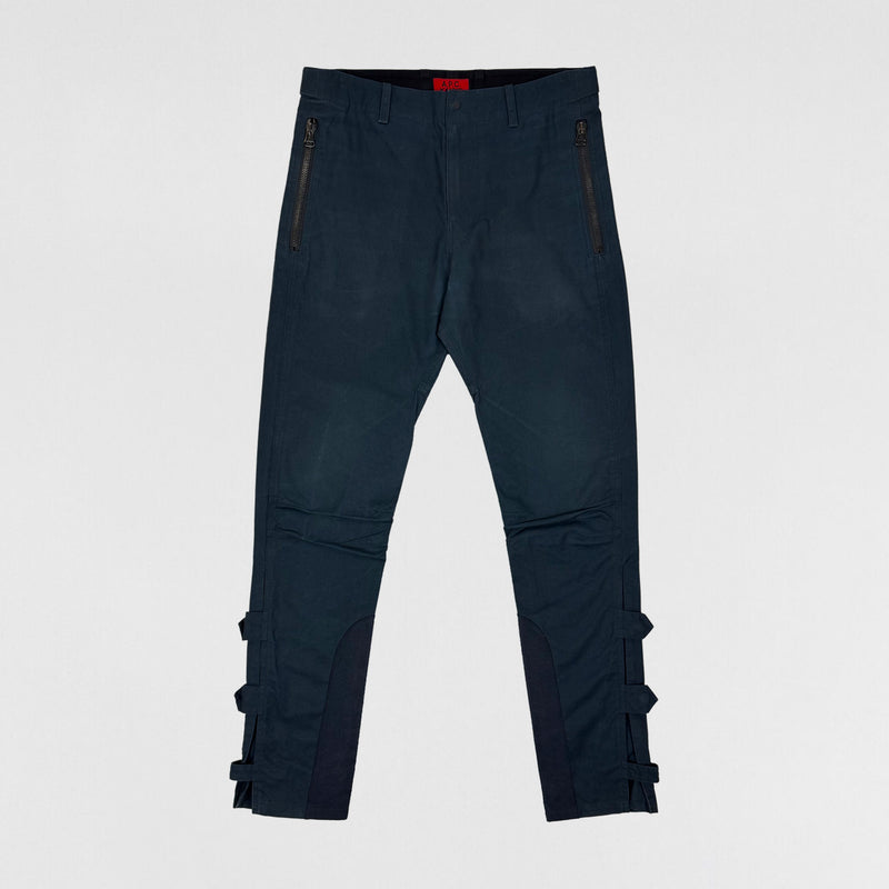 APC Kanye 2014 Biker Pants In Steel Blue