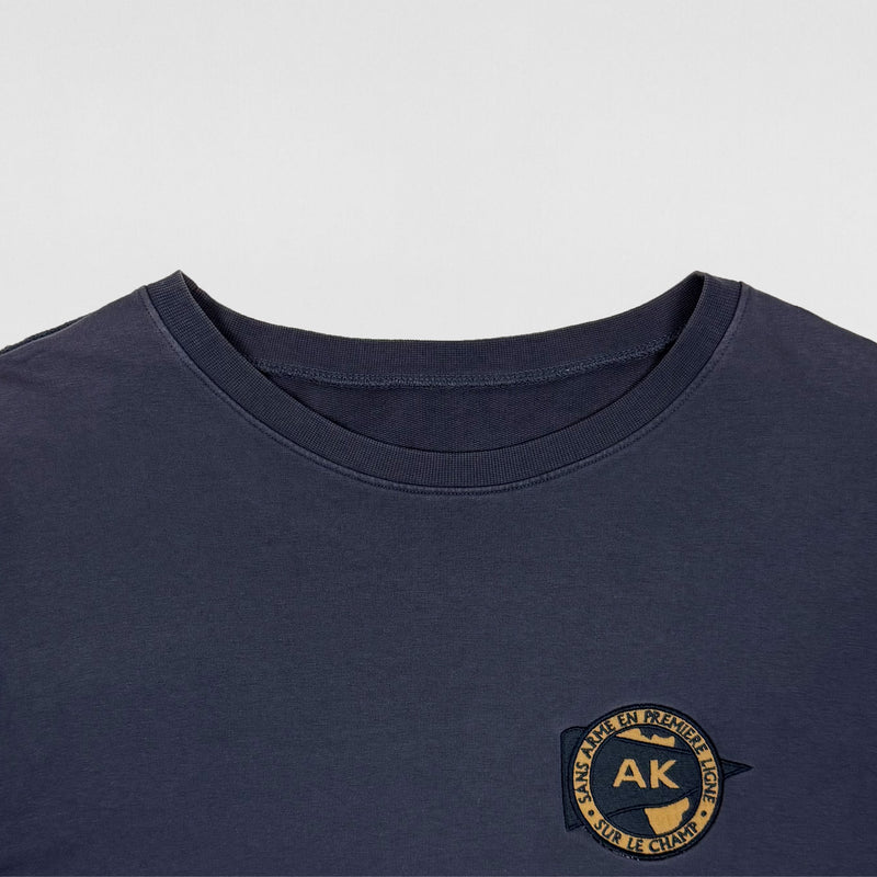 APC Kanye 2014 Inverted Patch Crewneck In Navy