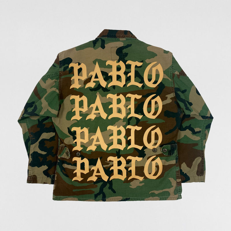 The Life of Pablo 2016 Vintage U.S. Army Pablo Jacket In Camouflage