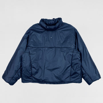 Yeezy Gap Balenciaga 2022 Mock Neck Puffer Jacket In Dark Blue