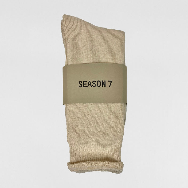Yeezy Season 7 Bouclette Socks (3-Pack) In Tone One