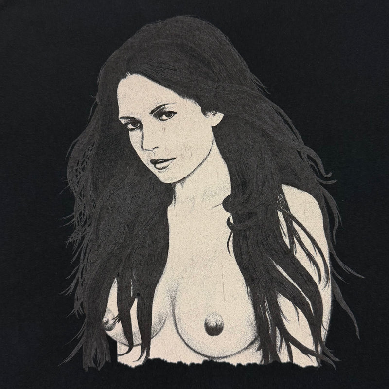 Yeezus Tour 2014 Unreleased Woman Portrait Tee By Wes Lang