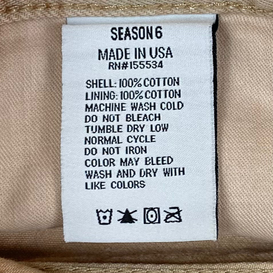 Yeezy Season 6 Denim In Washed Beige | Paris Saint
