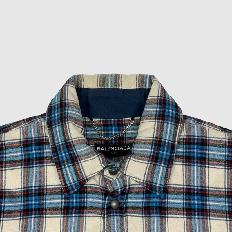 Balenciaga FW17 Padded Oversized Flannel By Demna