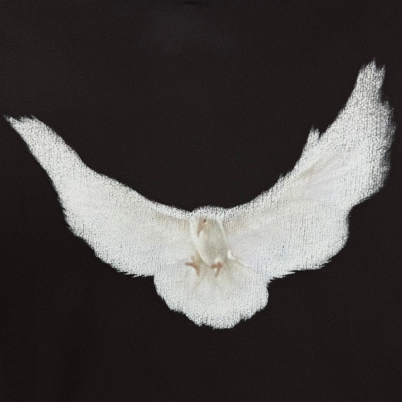 Yeezy Gap Balenciaga 2022 Shrunken Dove Hoodie In Black