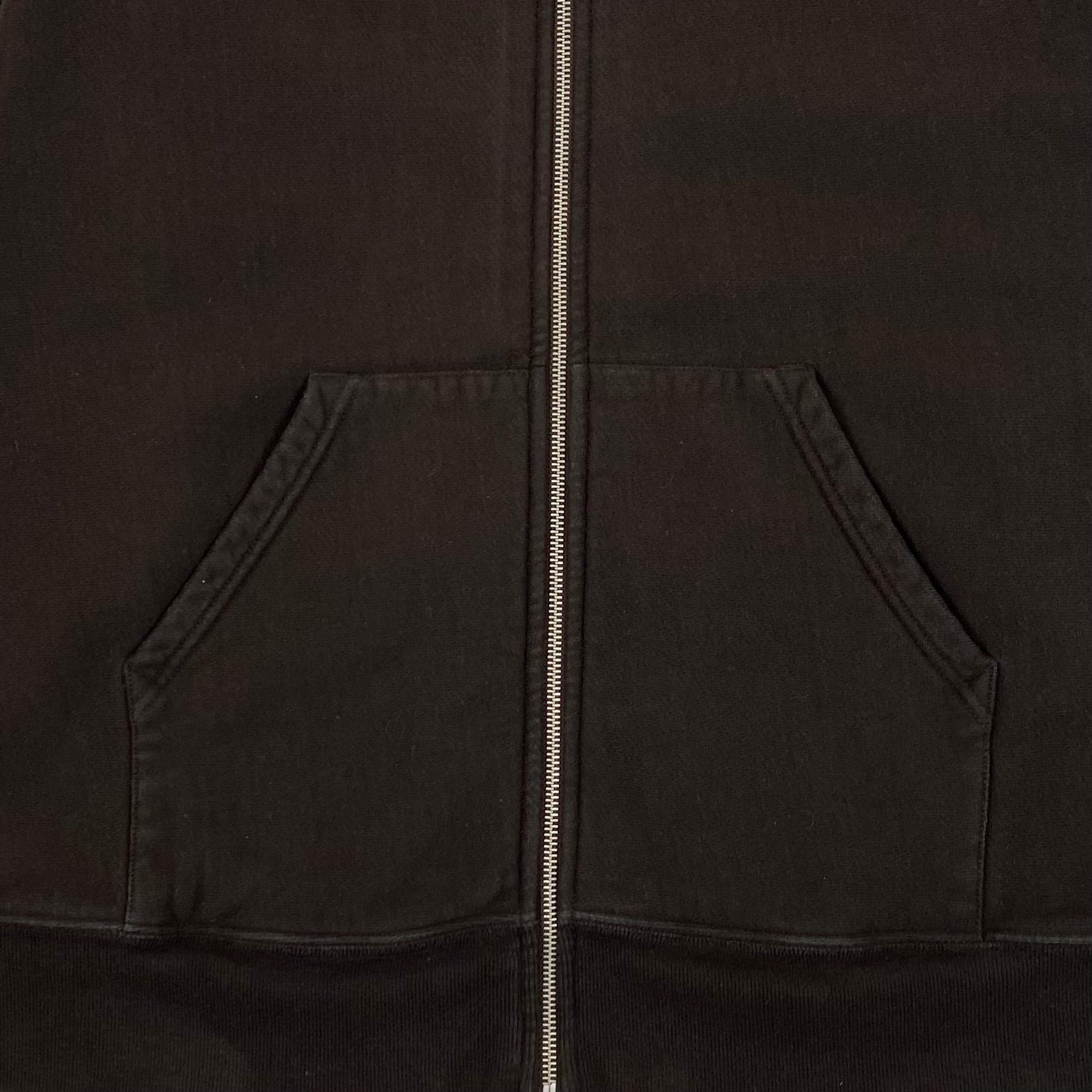 Yeezy Season 3 Zip Up Hoodie In Onyx Dark | Paris Saint