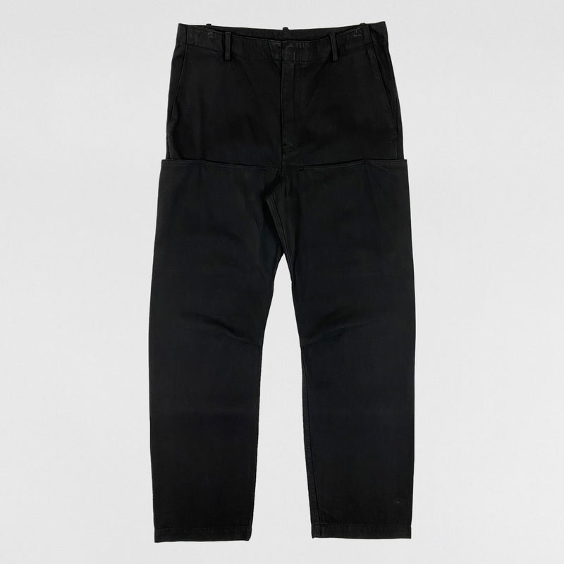 Yeezy Gap Balenciaga 2022 Sateen Cargo Pants In Black