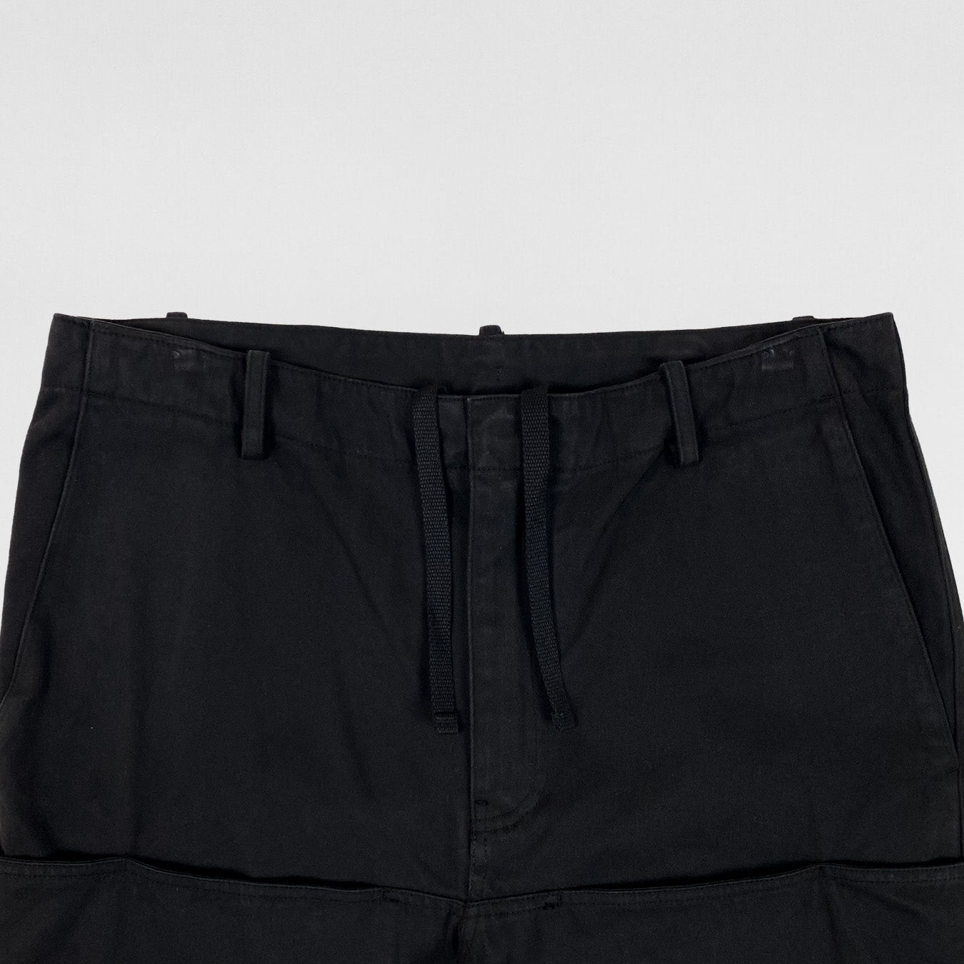 Yeezy Gap Balenciaga 2022 Sateen Cargo Pants In Black | Paris Saint