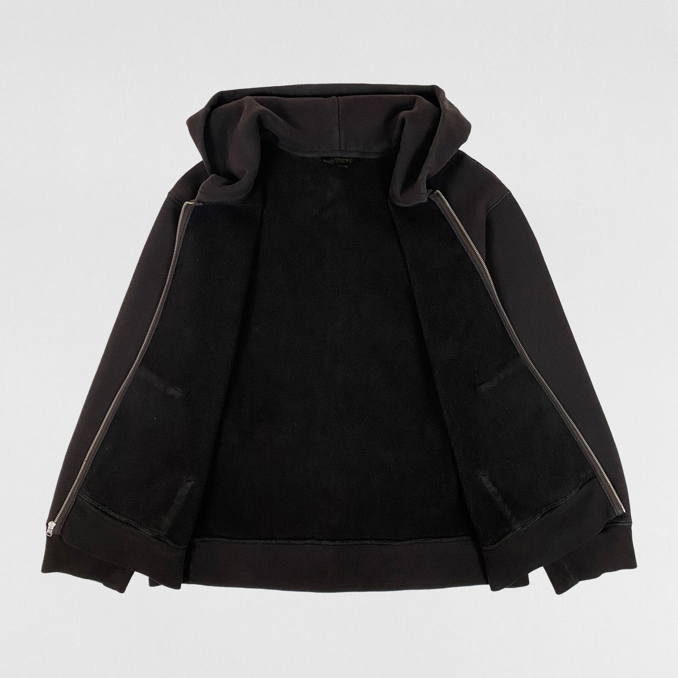 Yeezy Season 3 Zip Up Hoodie In Onyx Dark | Paris Saint