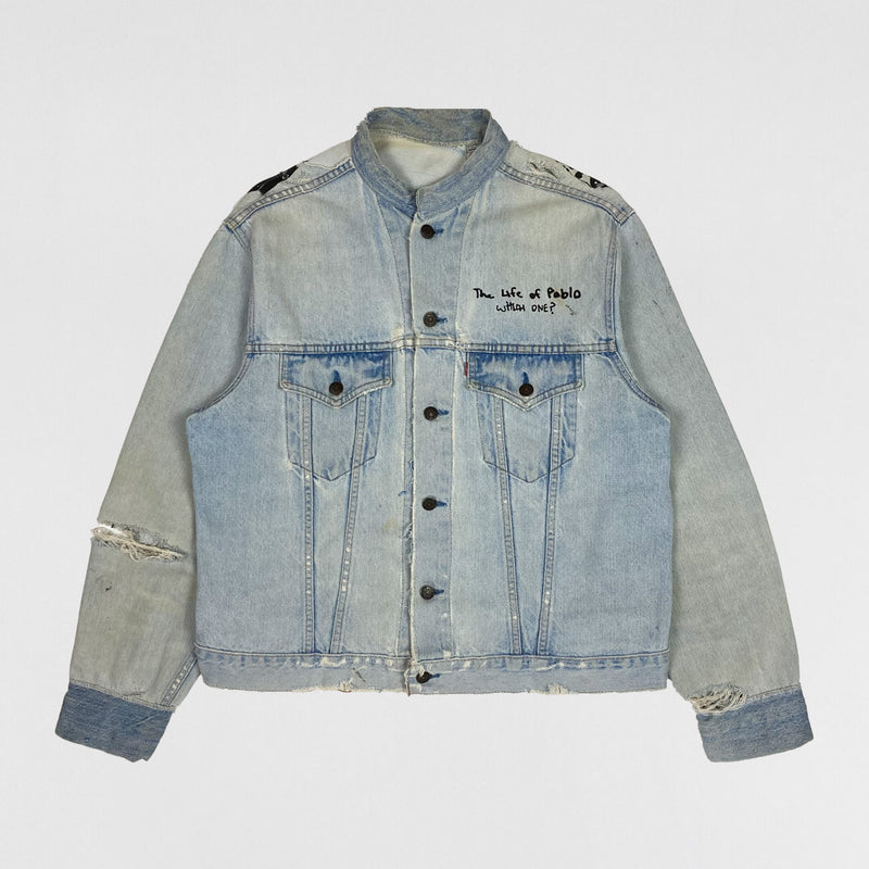 The Life of Pablo 2016 Studio Notepad 1 of 1 Reworked Denim Jacket