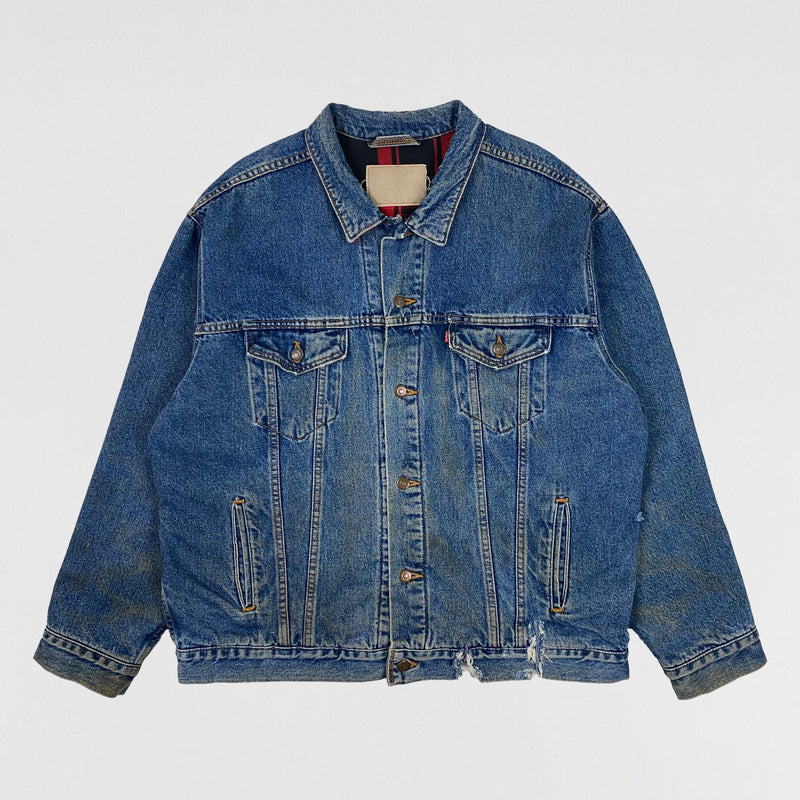 The Life of Pablo 2016 Vintage Levi's Denim Flannel Lined Pablo Jacket