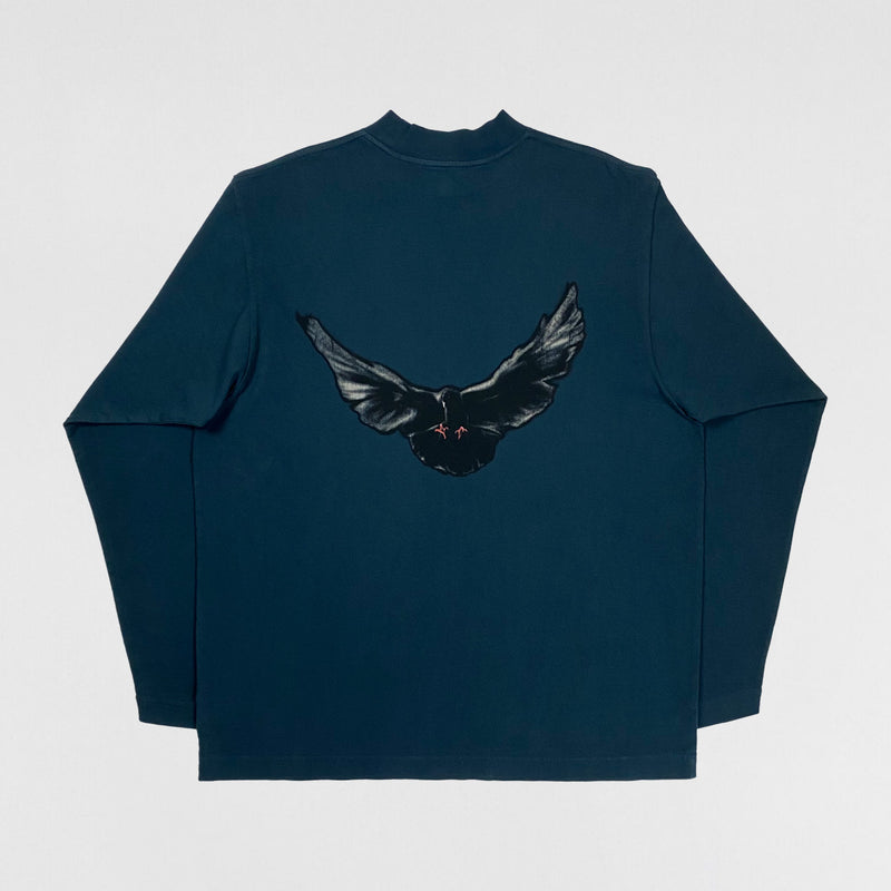 Yeezy Gap Balenciaga 2022 Dove Long Sleeve In Dark Blue