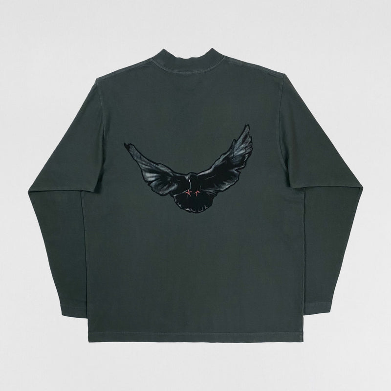 Yeezy Gap Balenciaga 2022 Dove Long Sleeve In Dark Green