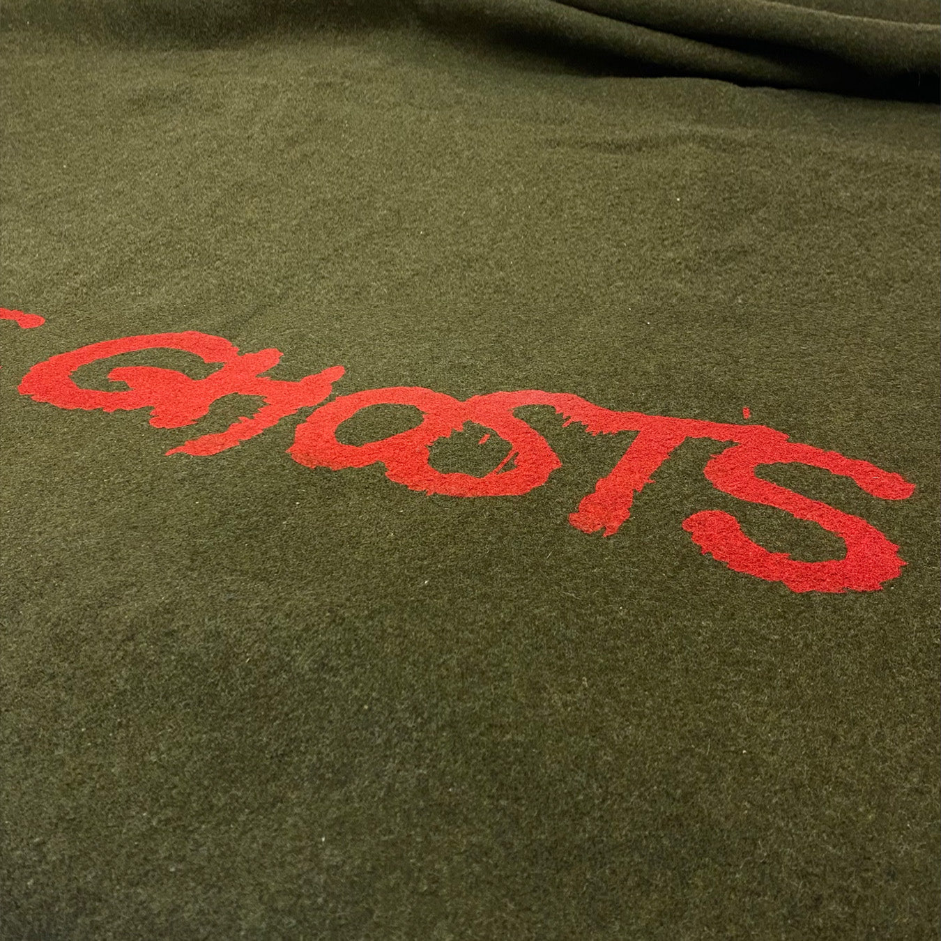 Kids See Ghost 2018 Graffiti Military Wool Blanket