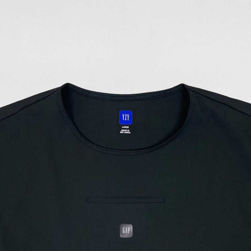 Yeezy Gap Balenciaga 2022 Second Skin Sleeveless Tee In Black