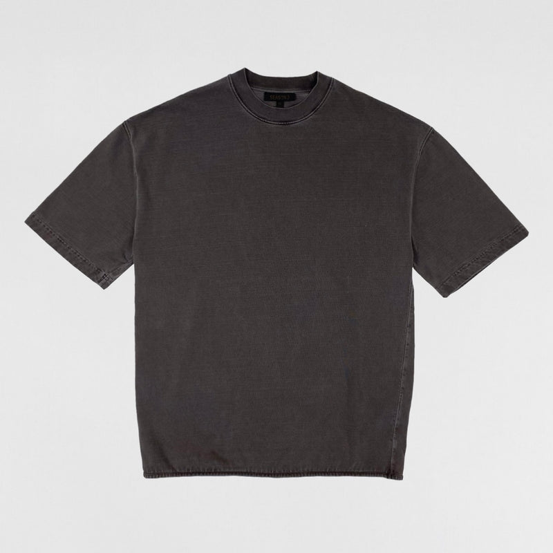 Yeezy Season 3 Heavy Knit Tee In Onyx