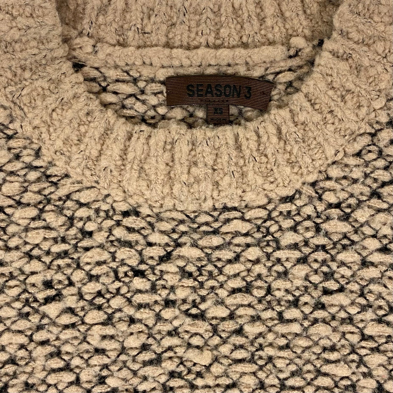 Yeezy Season 3 Oversized Teddy Boucle Sweater
