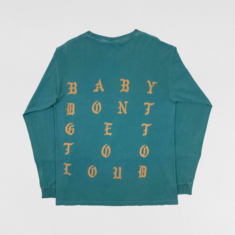 The Life of Pablo 2016 LA 'Freestyle 4' Long Sleeve In Teal