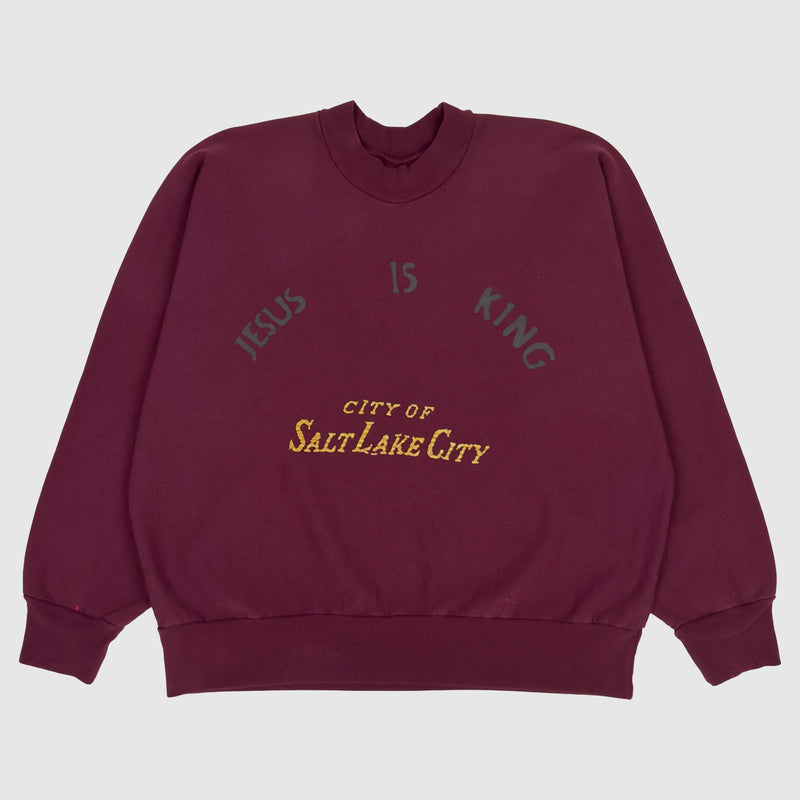 Jesus Is King 2019 Unreleased Sunday Service Salt Lake City Crewneck