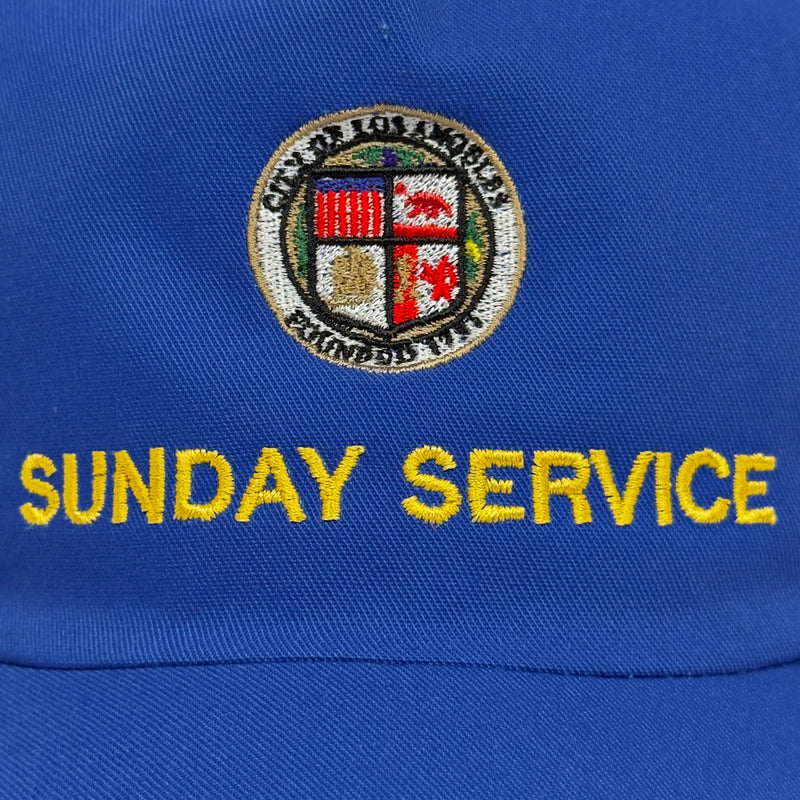 Jesus Is King 2019 Embroidered Sunday Service Hat In Blue