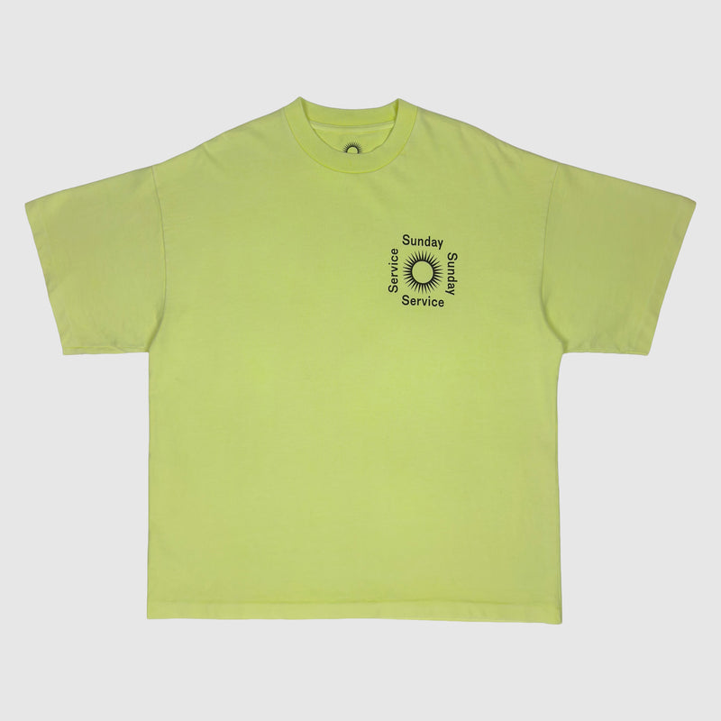 Jesus Is King 2019 Unreleased Sunday Service Tee In Frozen Yellow