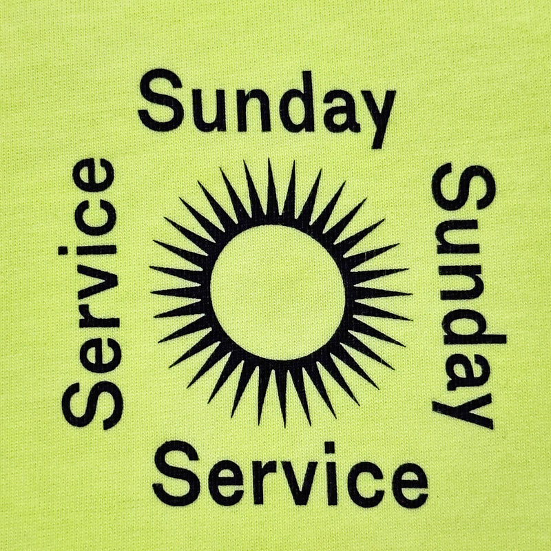 Jesus Is King 2019 Unreleased Sunday Service Tee In Frozen Yellow