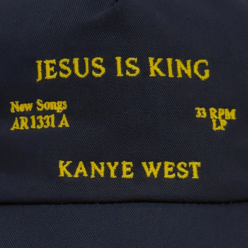 Jesus Is King 2019 Embroidered Vinyl Hat In Navy