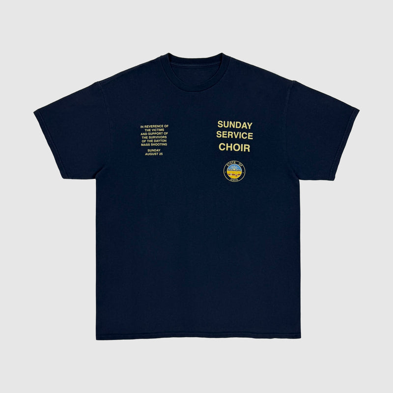 Jesus Is King 2019 Unreleased Sunday Service Ohio Choir Tee In Navy