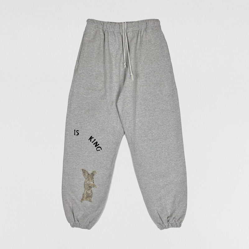 Jesus Is King 2019 Sunday Service Angel Sweatpants In Grey