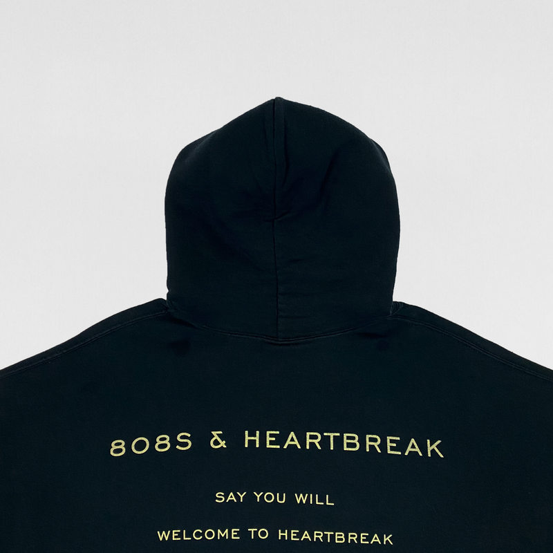 808’s & Heartbreak 2015 Hollywood Bowl Tracklist Hoodie In Black