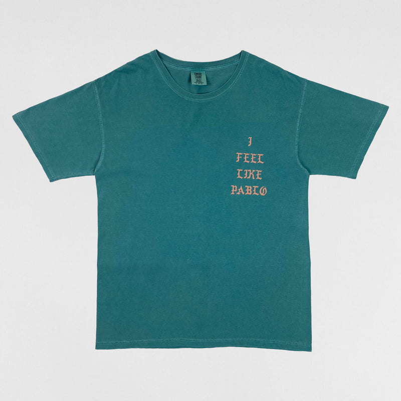 The Life of Pablo 2016 Los Angeles 'I Feel Like Pablo' Tee In Teal