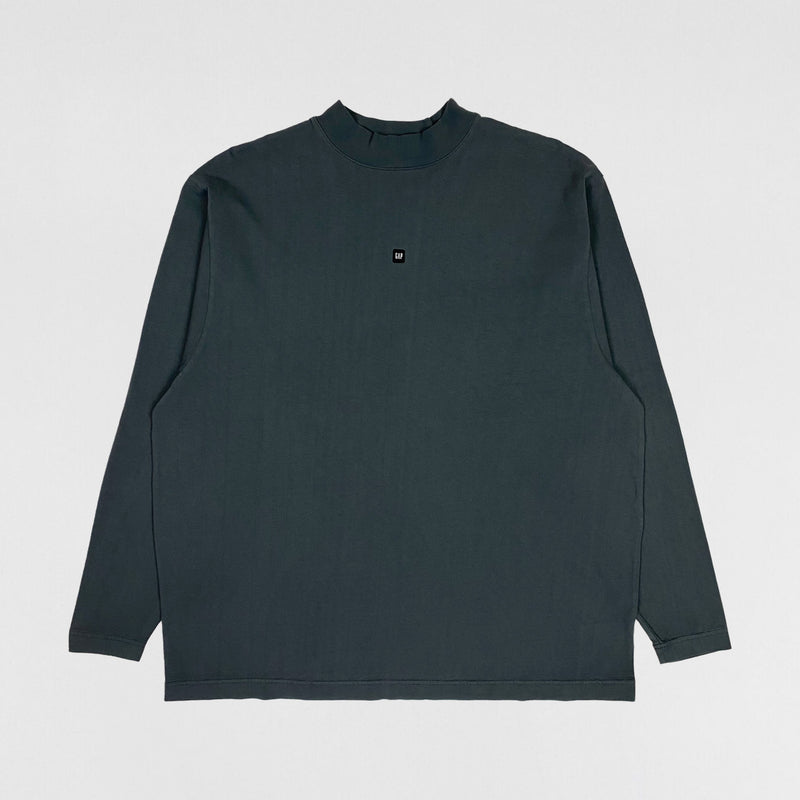Yeezy Gap Balenciaga 2022 Logo Long Sleeve In Dark Green