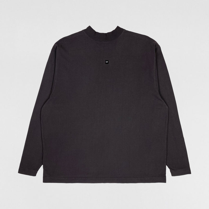Yeezy Gap Balenciaga 2022 Logo Long Sleeve In Dark Grey