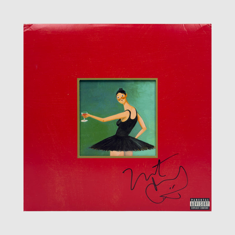 My Beautiful Dark Twisted Fantasy 2010 Vinyl Package Signed By Ye