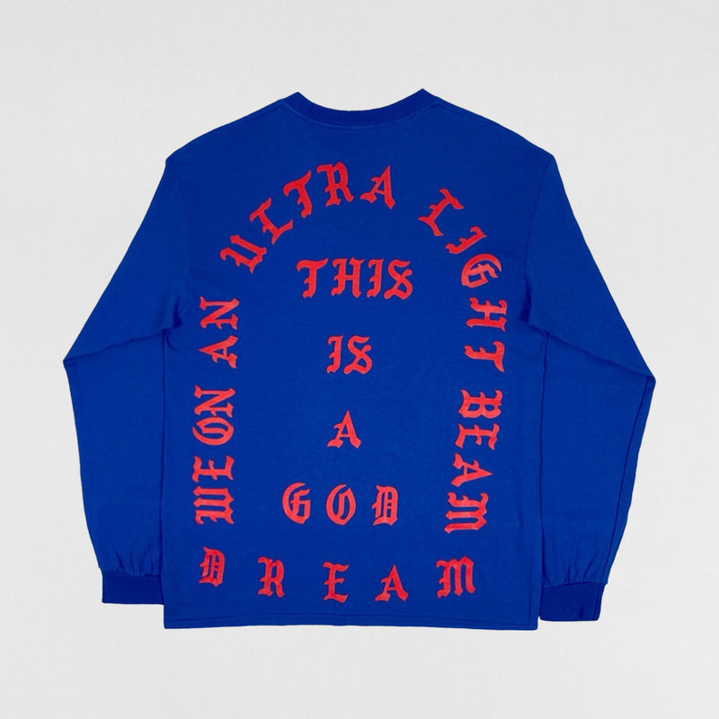 The Life of Pablo 2016 OG ‘Ultralight Beam’ Long Sleeve In Blue