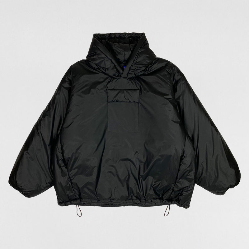 Yeezy Gap Balenciaga 2022 Padded Hooded Anorak In Black