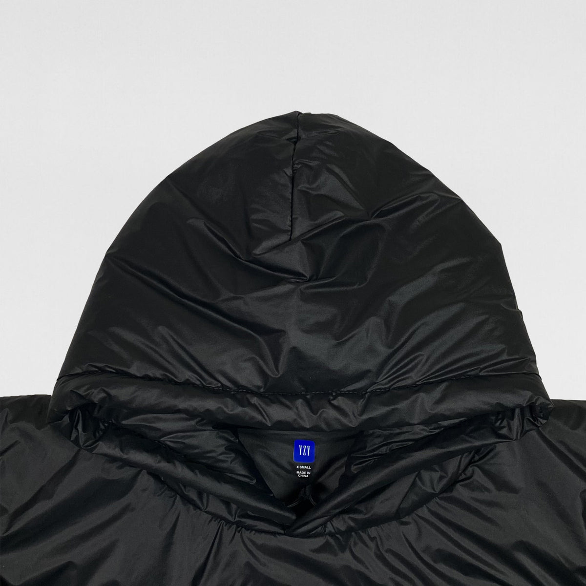 Yeezy Gap Balenciaga 2022 Padded Hooded Anorak In Black | Paris Saint Yeezy Gap Balenciaga Padded Anorak