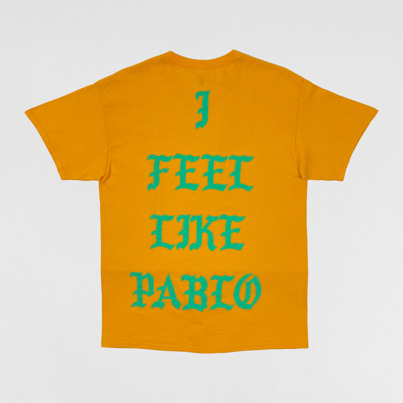 The Life of Pablo 2016 Philadelphia 'I Feel Like Pablo' Tee In Yellow