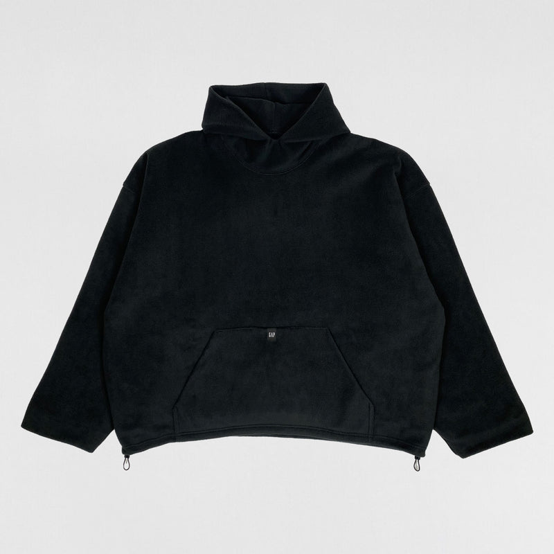 Yeezy Gap Balenciaga 2022 Polar Fleece Hoodie In Black