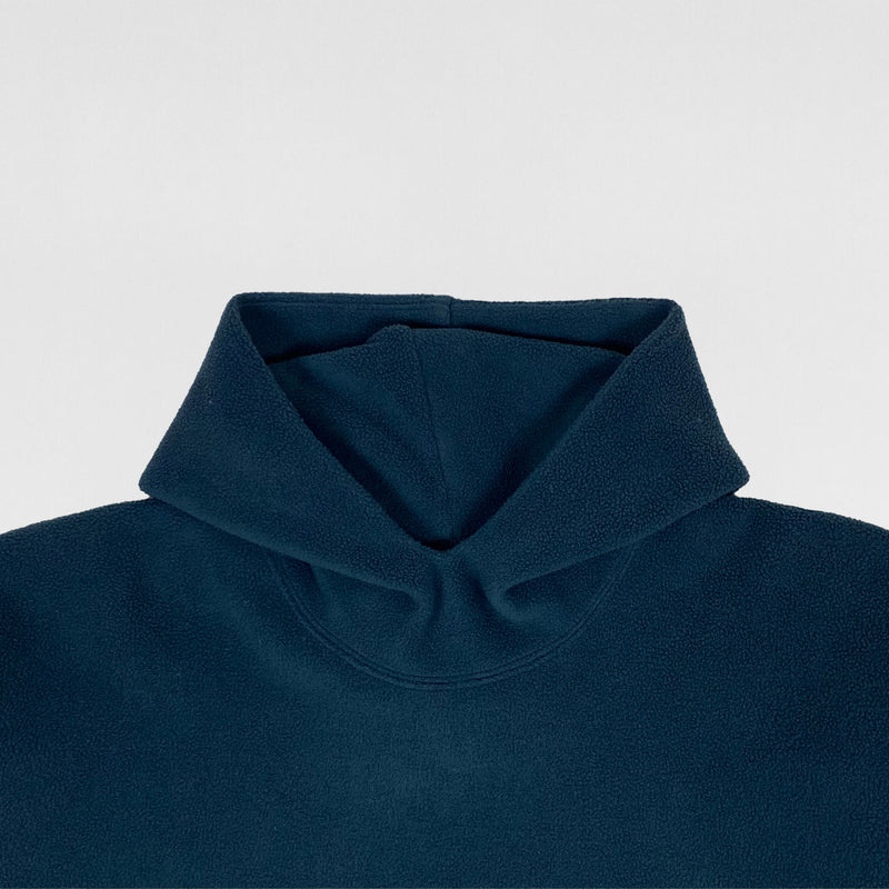 Yeezy Gap Balenciaga 2022 Polar Fleece Hoodie In Dark Blue