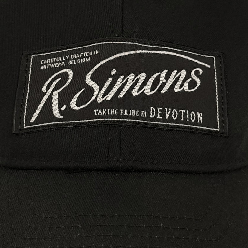Raf Simons 2021 'Devotion' Logo Hat In Black