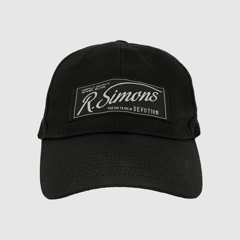 Raf Simons 2021 'Devotion' Logo Hat In Black