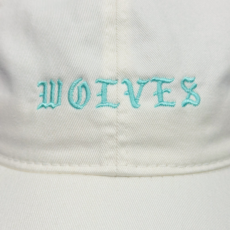 The Life of Pablo 2016 Embroidered Wolves Hat In White