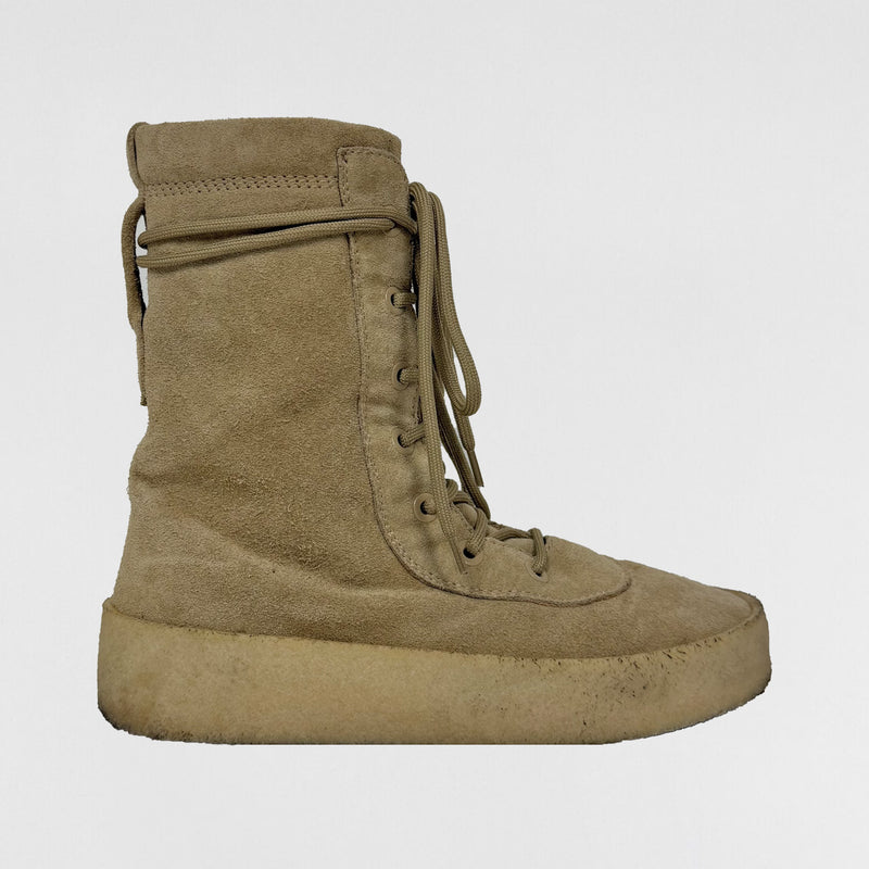 Yeezy Season 2 Crepe Boots In Taupe