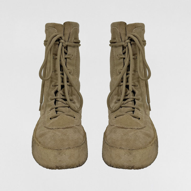 Yeezy Season 2 Crepe Boots In Taupe