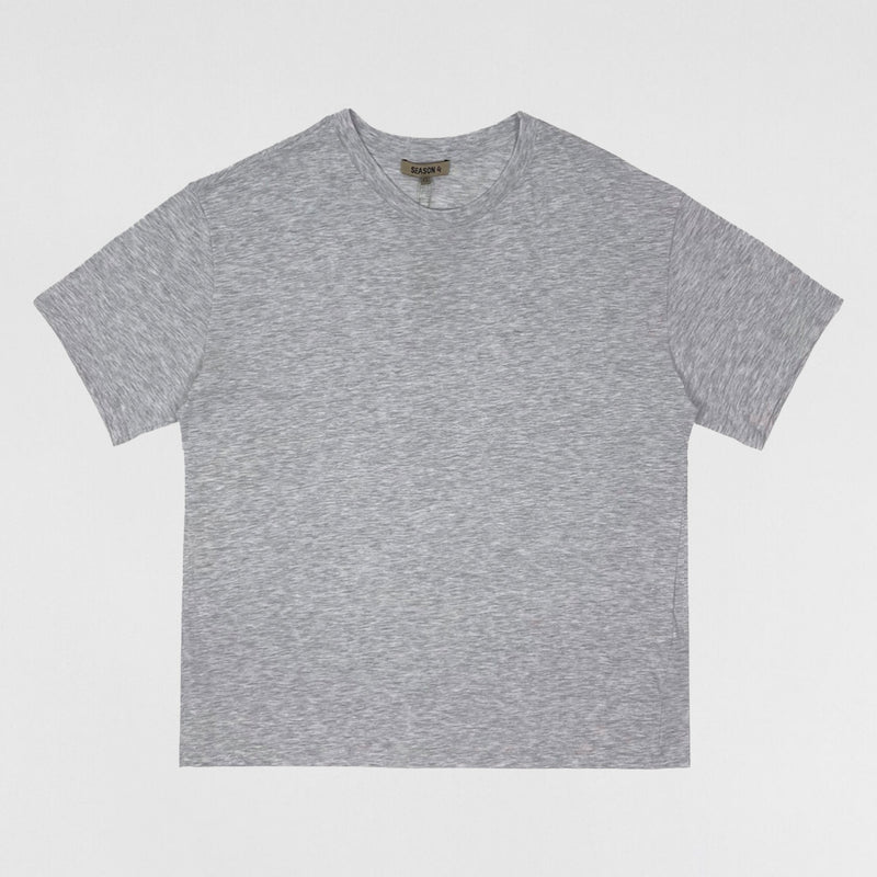 Yeezy Season 4 Melange Grey Oversized Boxy Tee