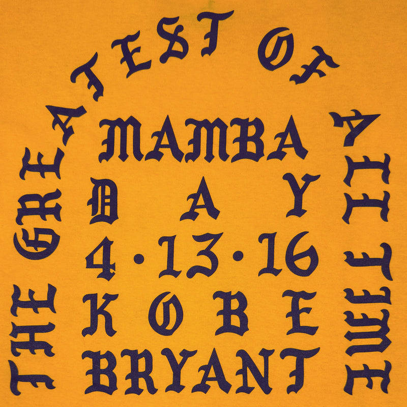 The Life of Pablo 2016 ‘I Feel Like Kobe’ Long Sleeve In Yellow